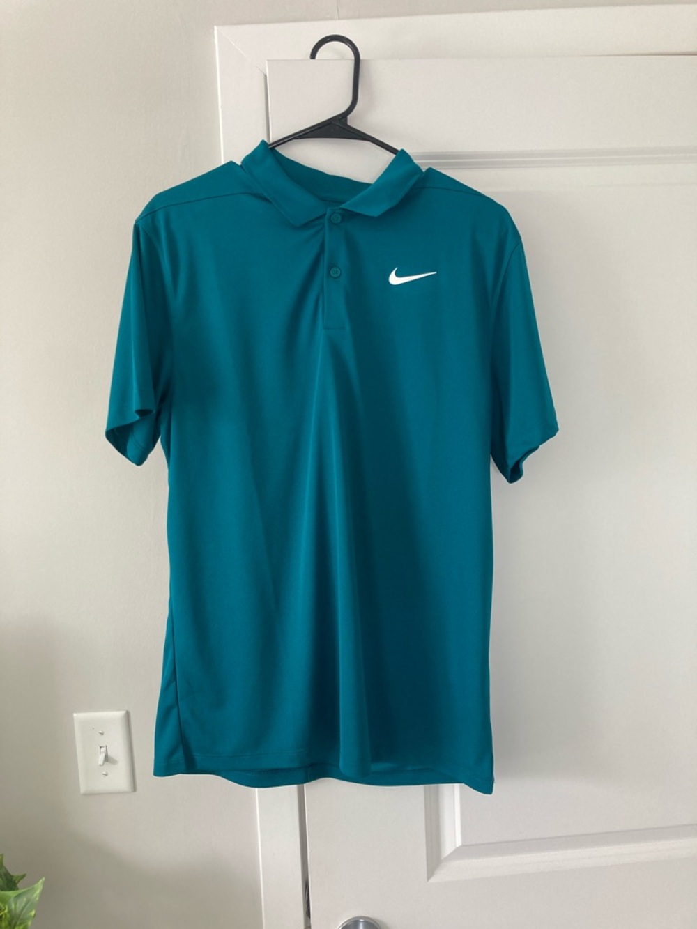 Nike Teal Short-Sleeve Dri-FIT Polo
